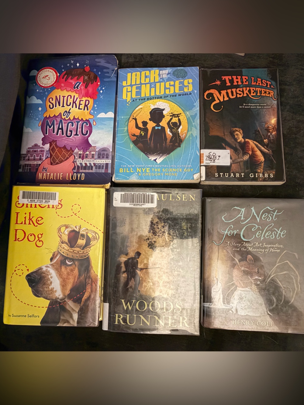 Set of 6 books